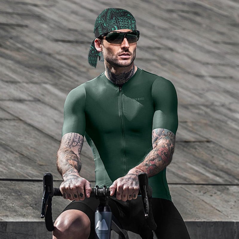 DOCILA 4 Pcs Do Rags Skull Caps for Men Fashion Sweat Wicking Helmet Liner Beanie Breathable Motorcycle Cycling Sports Cap - Image 3